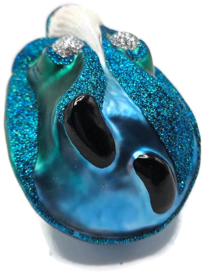 Patricia Breen Scarab Santa Claus Turquoise Bug Spring Christmas Ornament 2000NM4