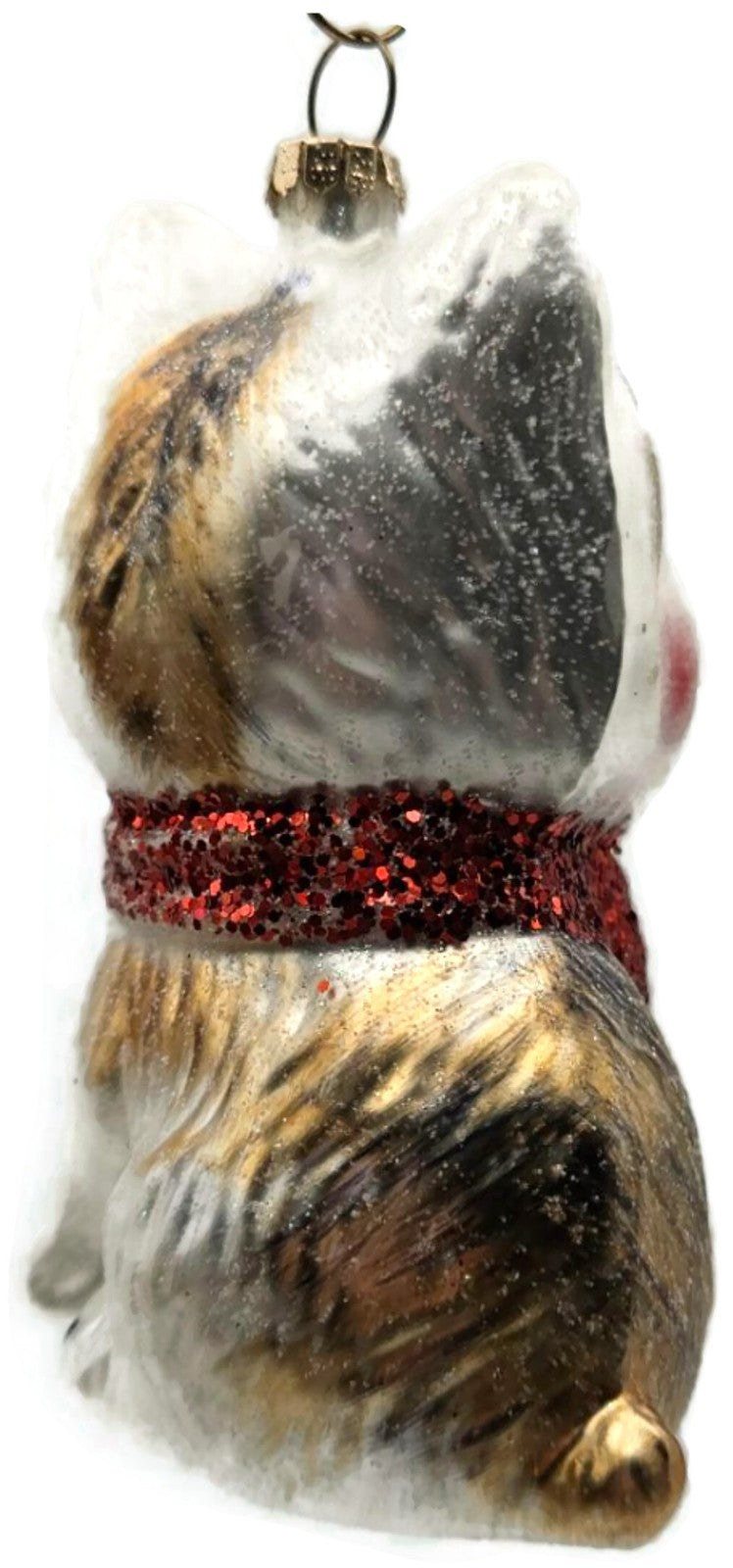 Westie Dog West Highland Terrier Blown Glass Animal Christmas Tree Ornament3