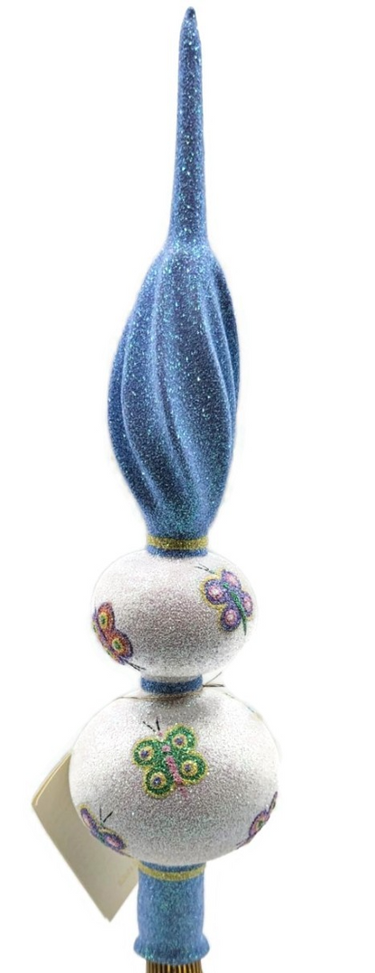 Patricia Breen Miniature Butterfly Finial Spring Christmas Tree Topper 9900WA9
