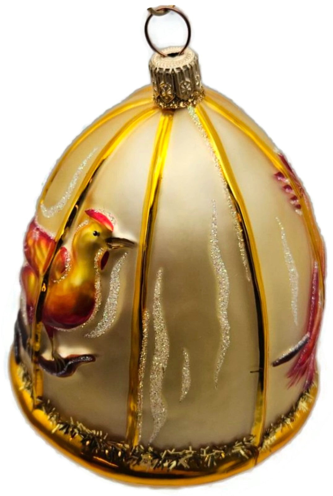 Patricia Breen Four Calling Birds Gold 12 Days of Christmas Series Ornament 20151