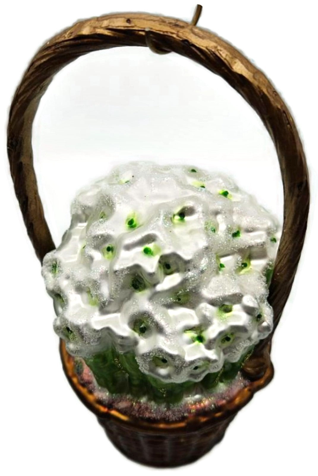 Raz Imports Eric Cortina Basket of Paperwhites Spring Floral Christmas Ornament5