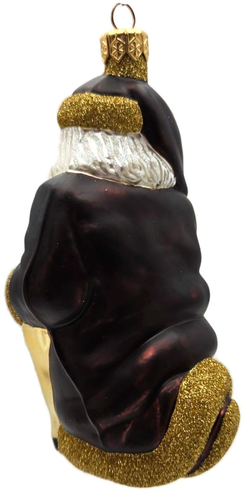 Patricia Breen Santa and Sarenka Bordeaux Santa Reindeer Christmas Ornament 98385