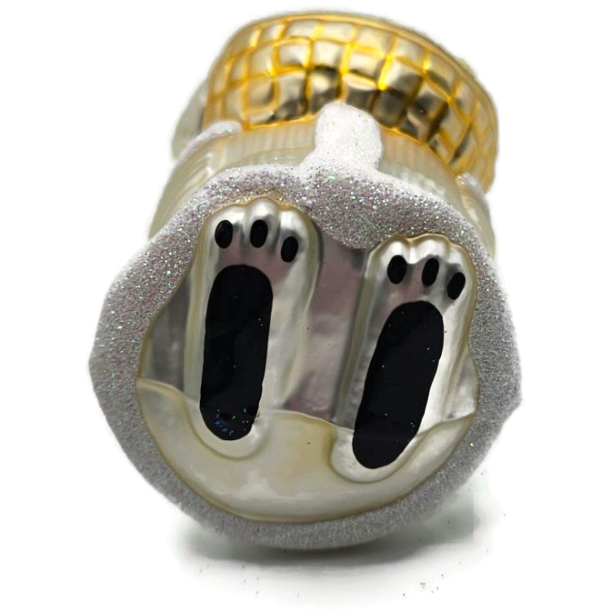 Patricia Breen Easter Santa Pearl Bunny Egg Basket Spring Holiday Ornament 99109