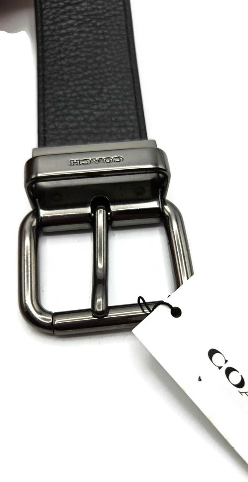 Coach x Jean Michel Basquiat Famous Reversible Black Leather Belt 38mm Sz 42 NWT10
