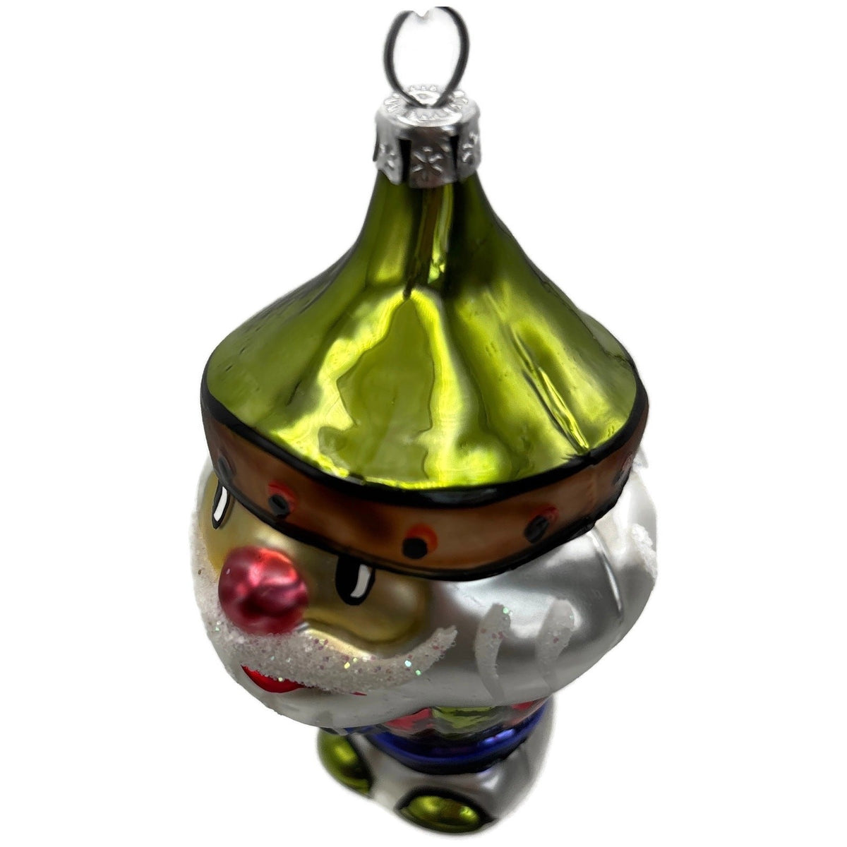 Calik’s Artistry Little King Figural Glass Stripe Christmas Tree Decor Ornament8