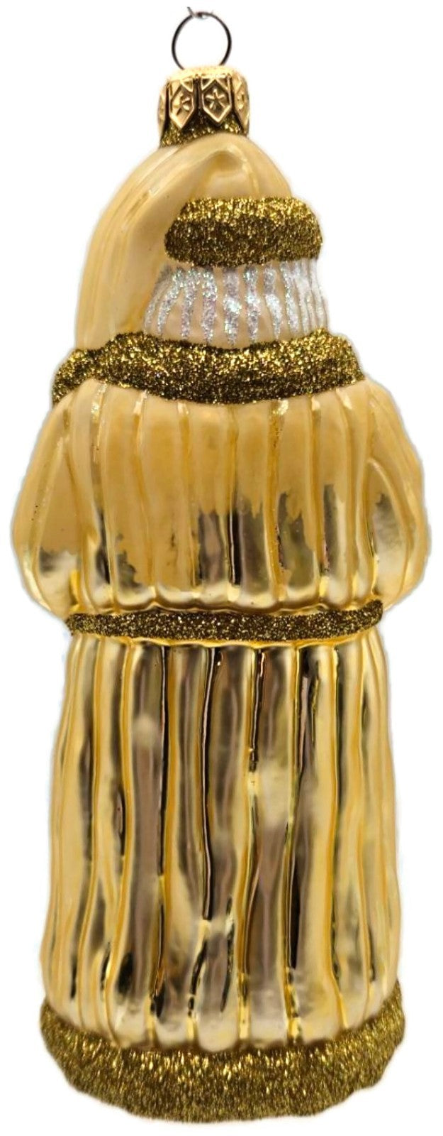 Patricia Breen Look and You Shall Find Him Gold Santa Christmas Ornament 97277