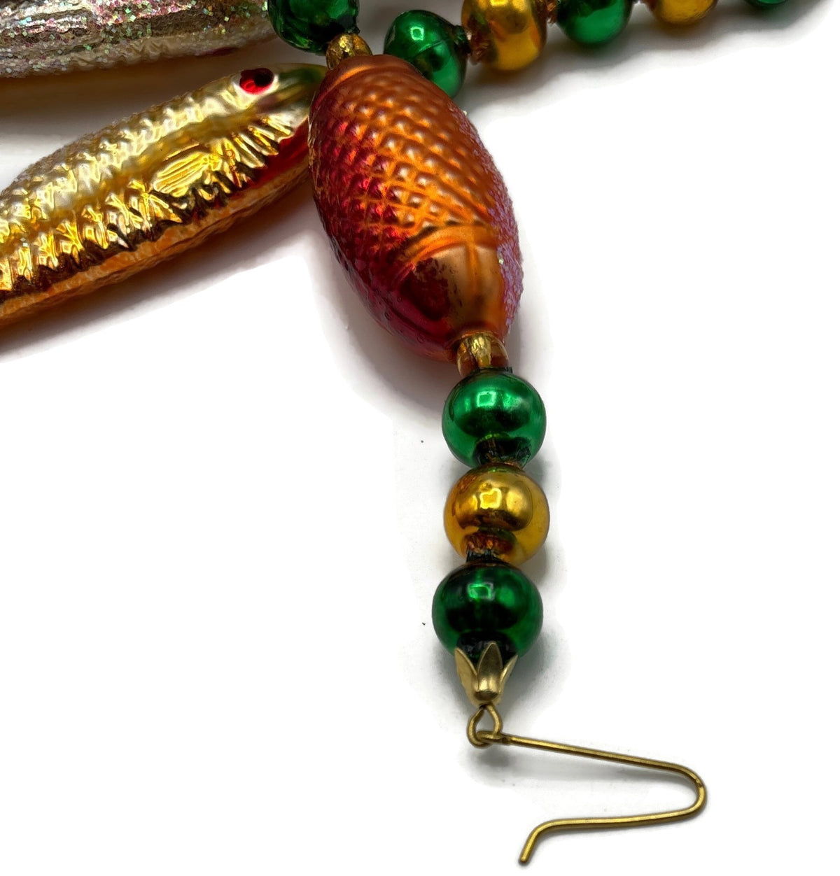 Christopher Radko Pisces Fish Garland Beaded Nautical Christmas Decor 94 448 02