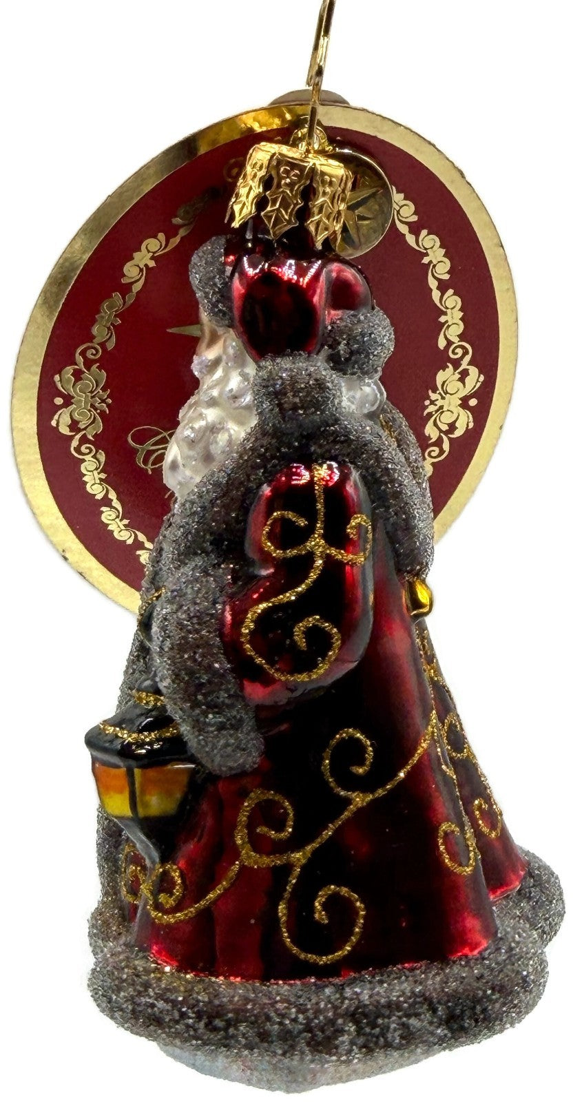 Christopher Radko Traveling Father Christmas Gem Santa Claus Ornament 102024110