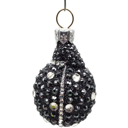 Patricia Breen Ladybug Noel Black Jeweled Polka Dots Christmas Ornament 25274