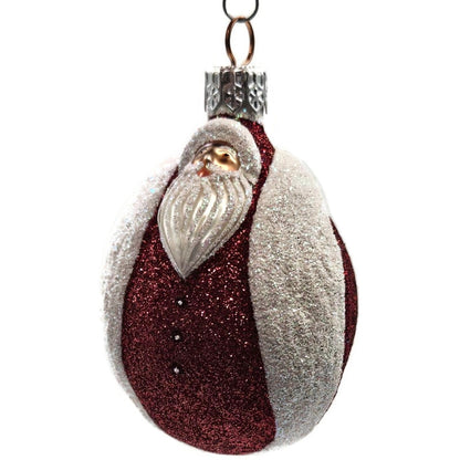 Patricia Breen Santa Ladybug White Red Glittered Christmas Tree Ornament 21333