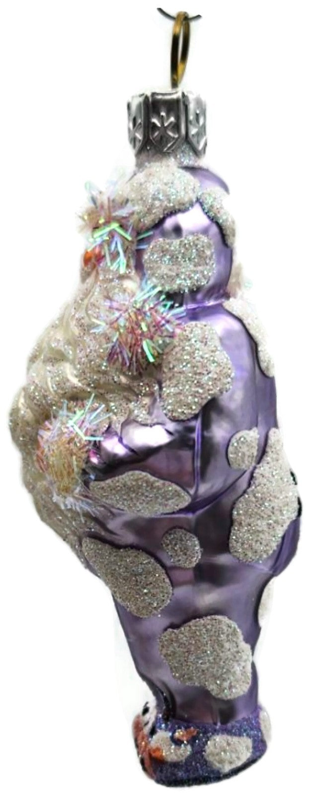 Patricia Breen Good Night Henry Cow Purple Santa Christmas Ornament 2615GIFT8