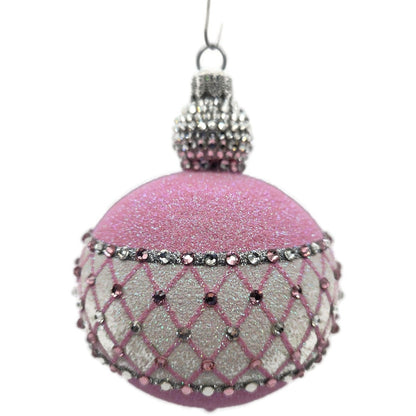 Patricia Breen Anniversary Reflector Pink Chameleon Christmas Ornament CATZ 38886
