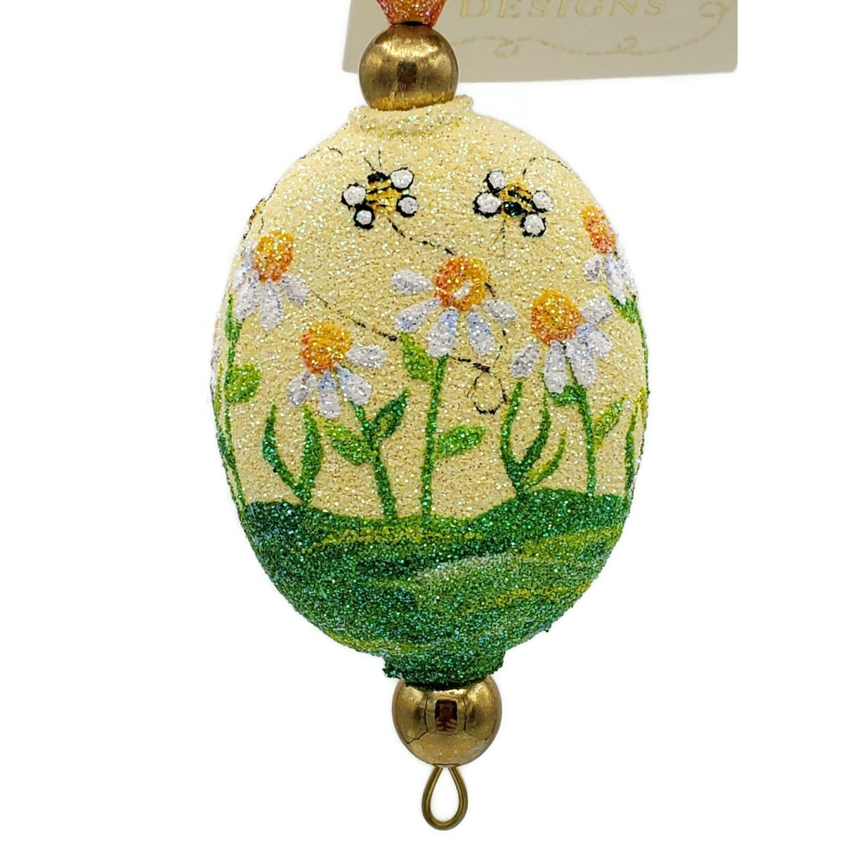 Patricia Breen Kinley Kinetics Sweet as Honey Spring Bees Flowers Ornament 23643