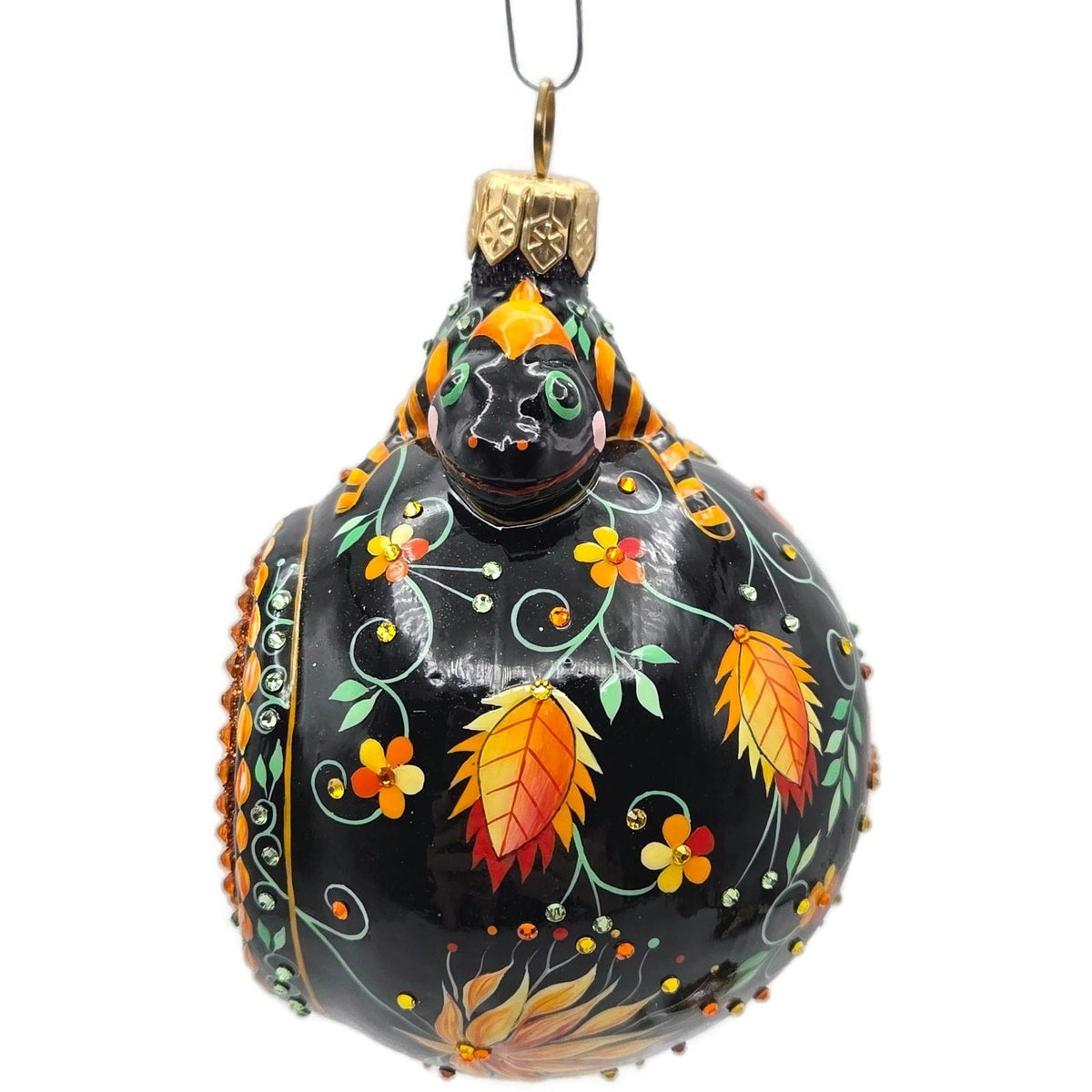 Patricia Breen Happy Holidays Hamish Chameleon Reflector Christmas Ornament 31635