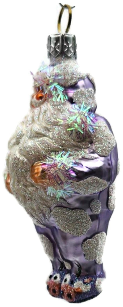 Patricia Breen Good Night Henry Cow Purple Santa Christmas Ornament 2615GIFT5