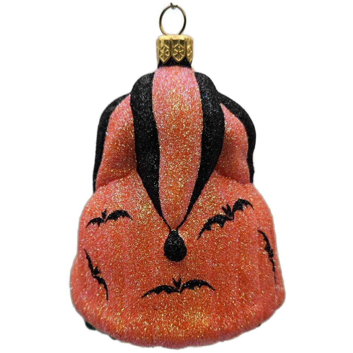 Patricia Breen Yorick Frog Halloween Orange Pumpkins Christmas Ornament 20462