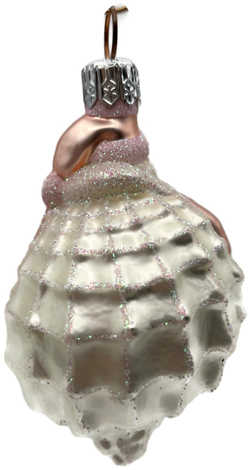Patricia Breen Turitella Santa Pink Aquatic Seashell Christmas Ornament 99393