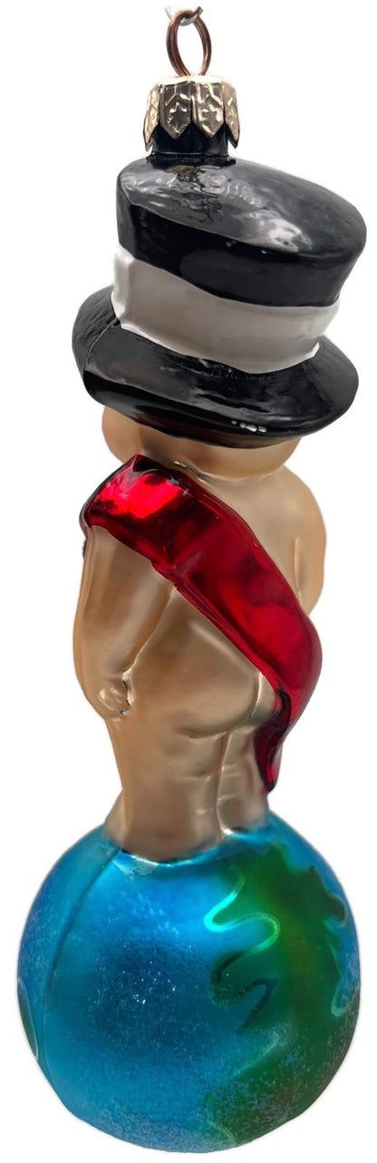 Christopher Radko Millenium Munchkin New Year Glass Christmas Ornament 99 292 03