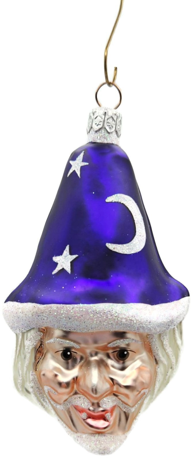 Patricia Breen Witch Hazel Wizard Purple Moon Halloween Christmas Ornament 98471