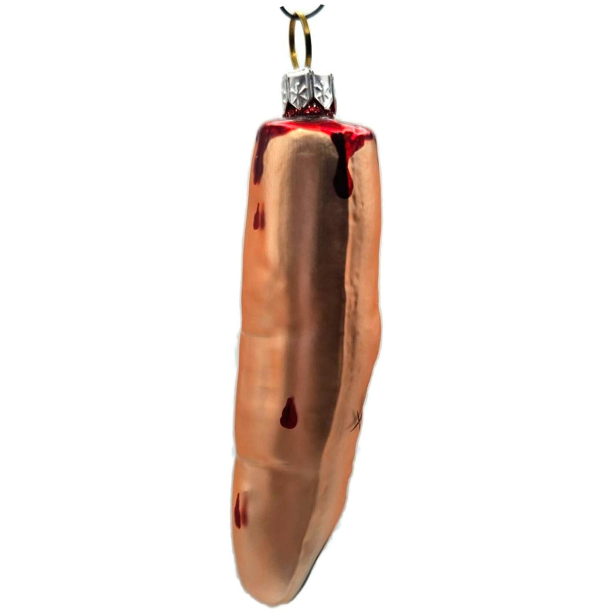 Patricia Breen Halloween Franks Finger Flesh Glass Christmas Tree Ornament 26104