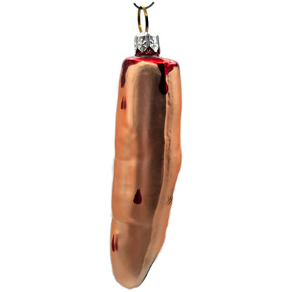 Patricia Breen Halloween Franks Finger Flesh Glass Christmas Tree Ornament 26104