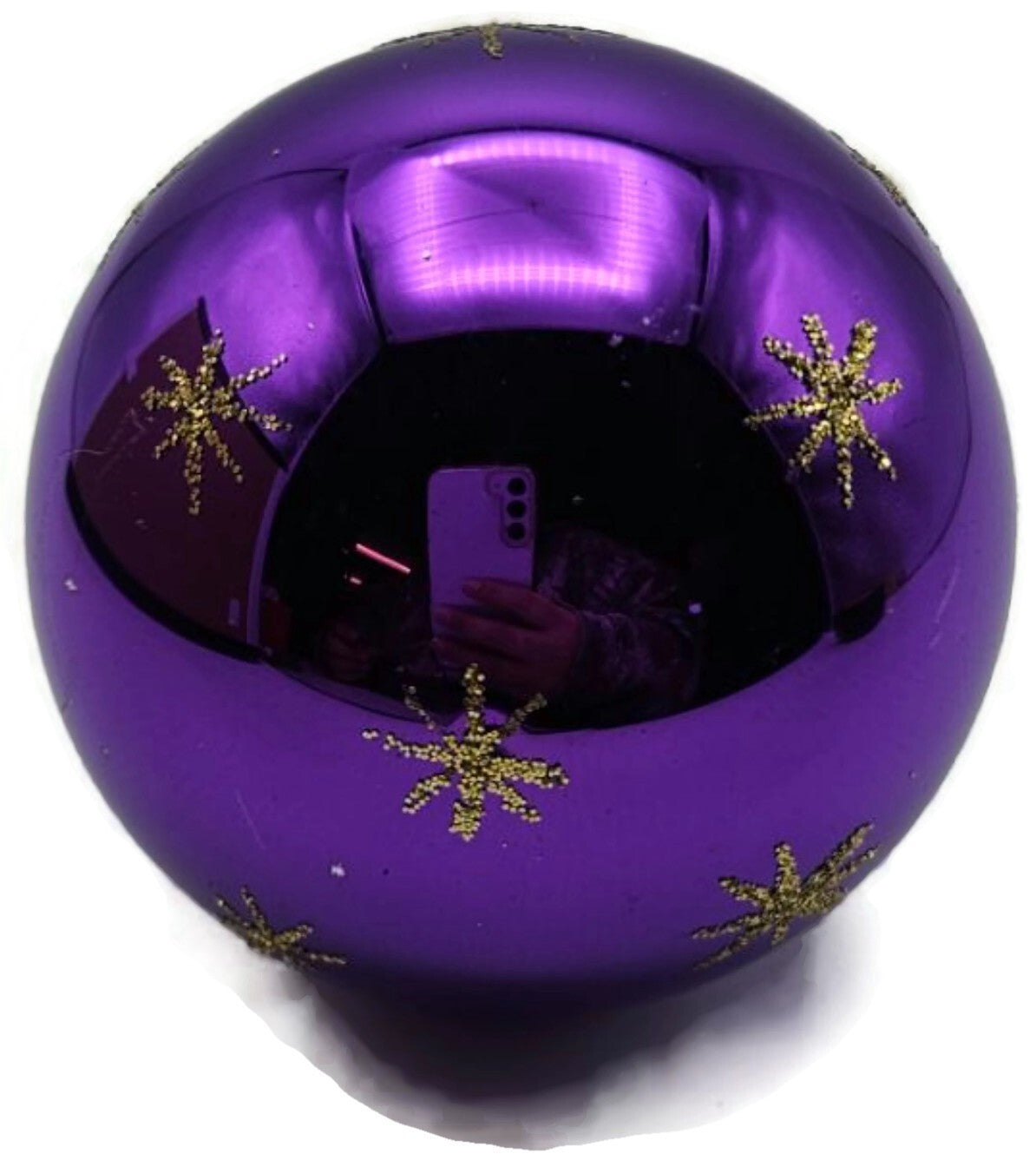 Christopher Radko Celestial Peacock Purple Ball Star Christmas Ornament 90-076-29