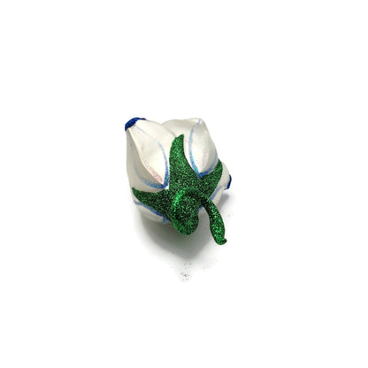 Patricia Breen Bluebell Santa Claus Pearl Flower Spring Christmas Ornament 99957