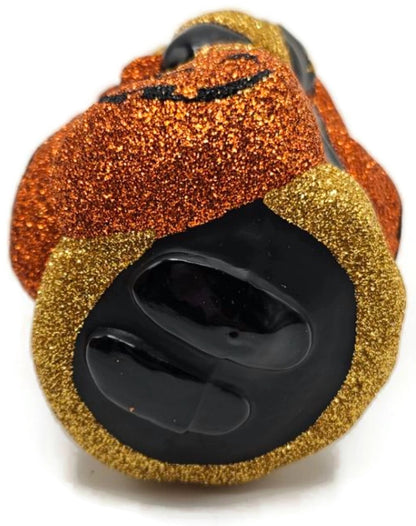 Patricia Breen Laden With Love Black Orange Pumpkin Halloween Ornament 98269
