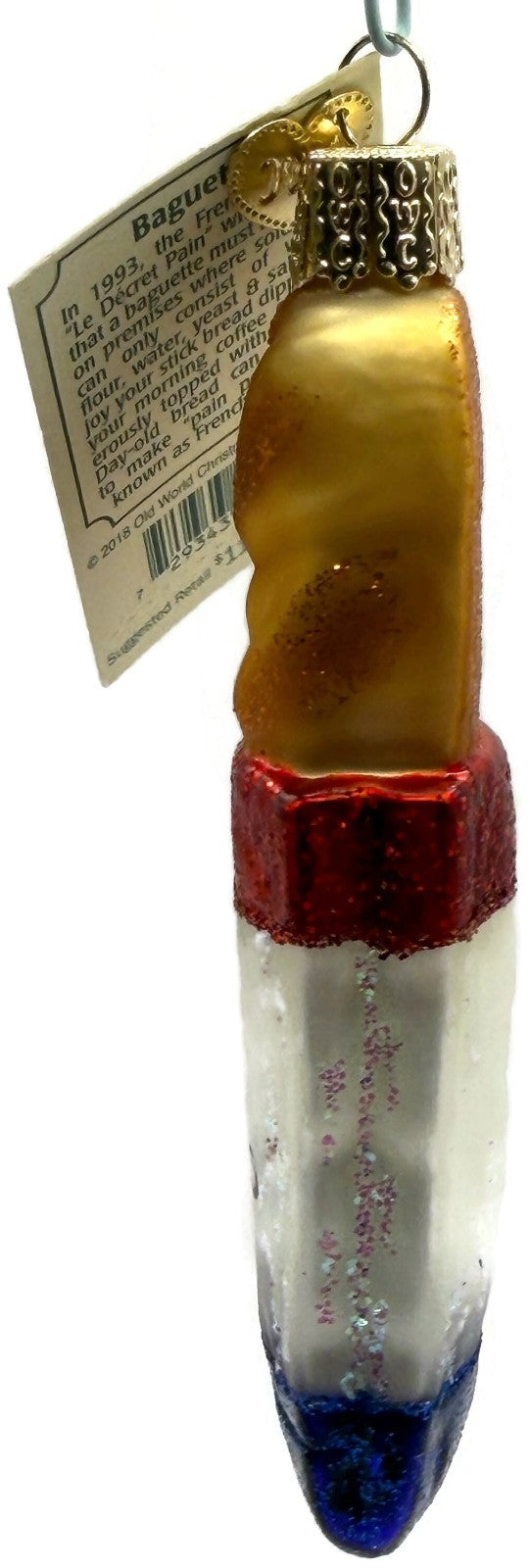 Old World Christmas Baguette French Bread Glass Christmas Ornament 32312 OWC9