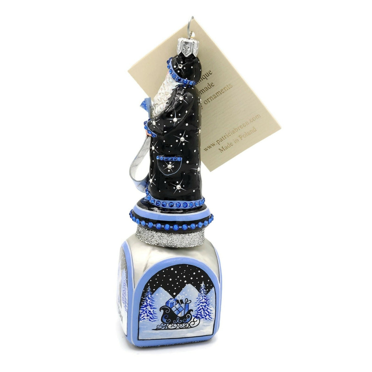 Patricia Breen Checking it Twice Russian Sojourn Santa Christmas Ornament 34602