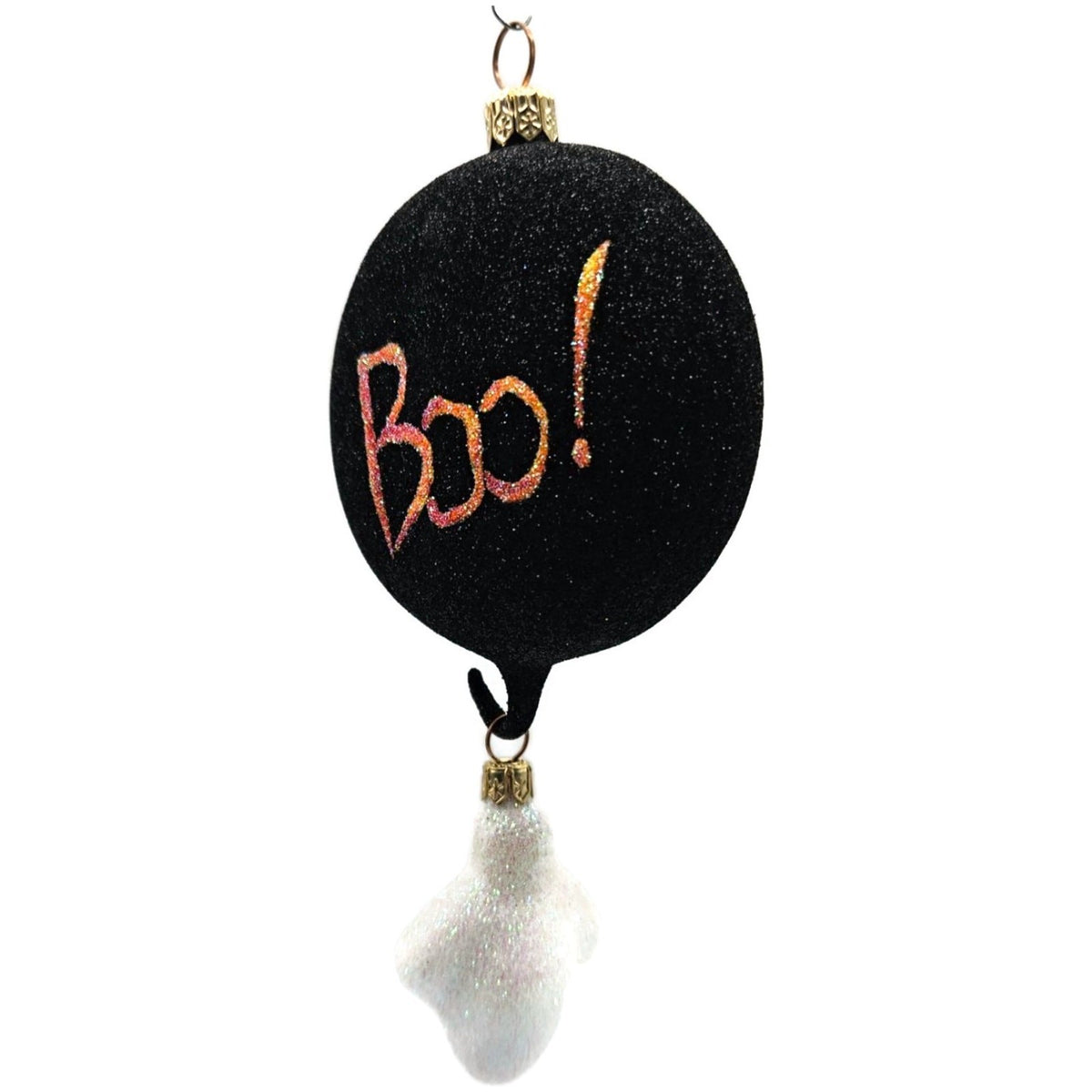 Patricia Breen Boo Medallion Pumpkin Ghost 2 Part Halloween Ornament 2100NM4