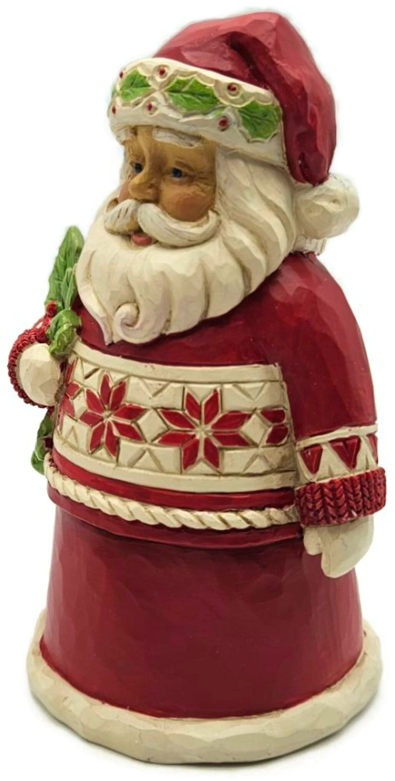 Jim Shore Nordic Holly Berry Noel Santa Red Pint Sized Christmas Decor Figurine7