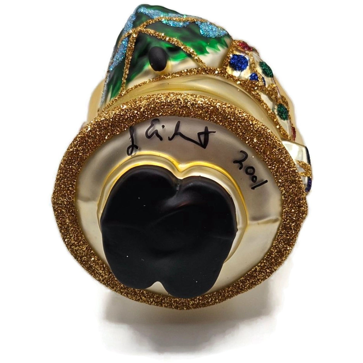 Patricia Breen Portobello Road Santa Claus Gold Presents Christmas Ornament 21239