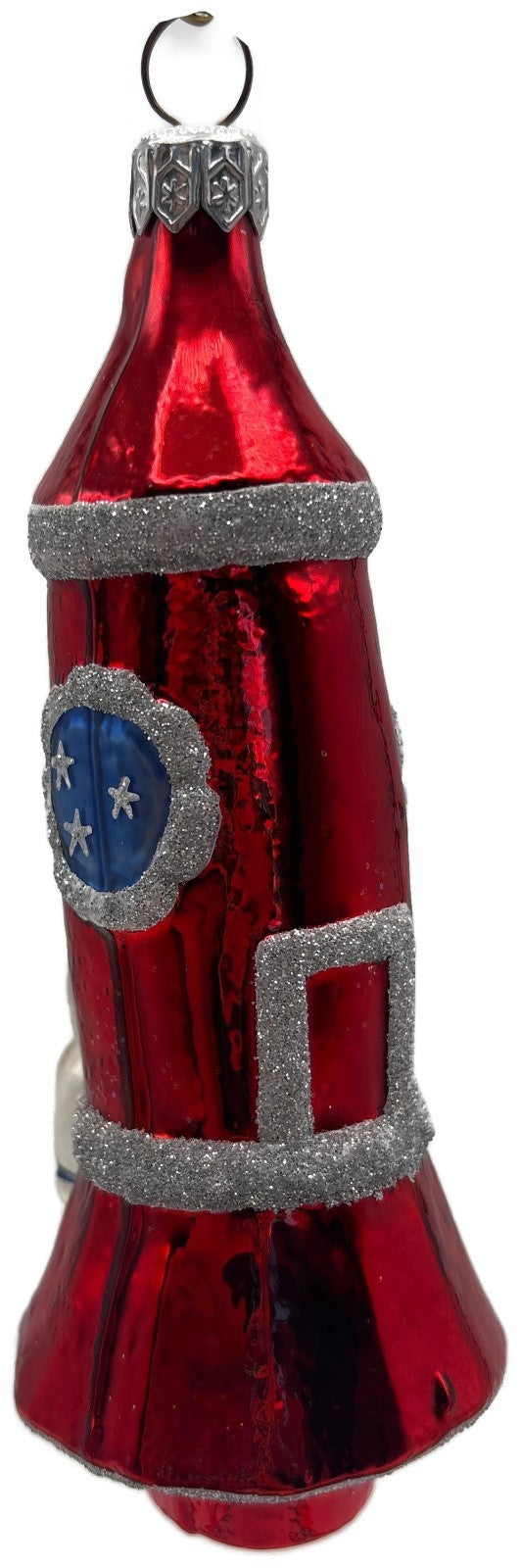 Patricia Breen Rocketboy USA Silver Space Suit Patriotic Christmas Ornament 95345
