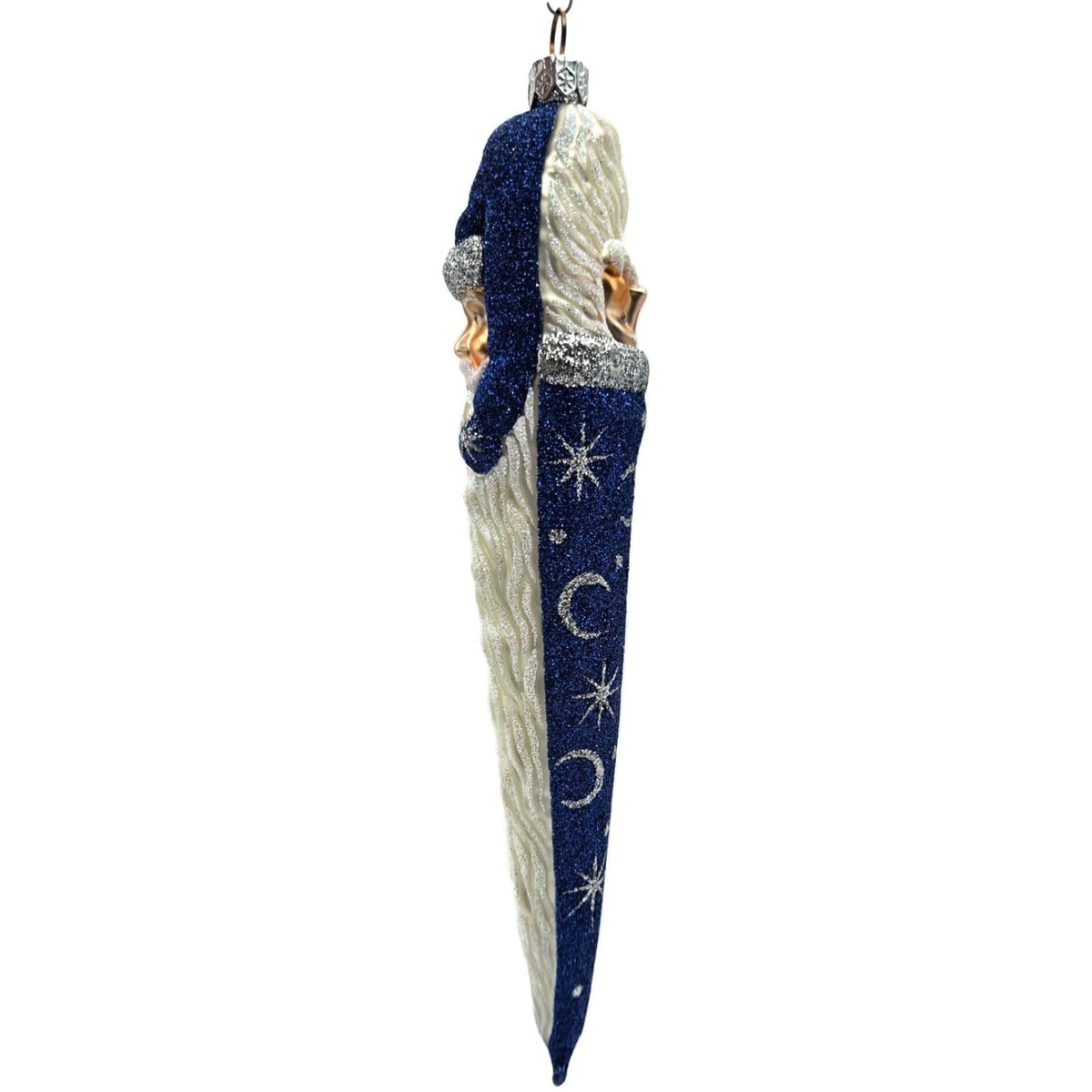 Patricia Breen Bowman Santa Constellations Blue Stars Christmas Ornament 21989
