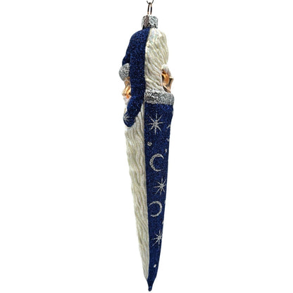 Patricia Breen Bowman Santa Constellations Blue Stars Christmas Ornament 21989