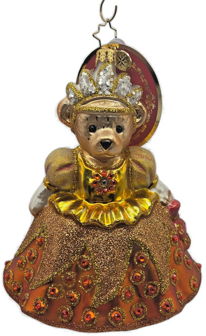 Christopher Radko Muffy Millennium Memory Bear Glass Christmas Ornament 10225440
