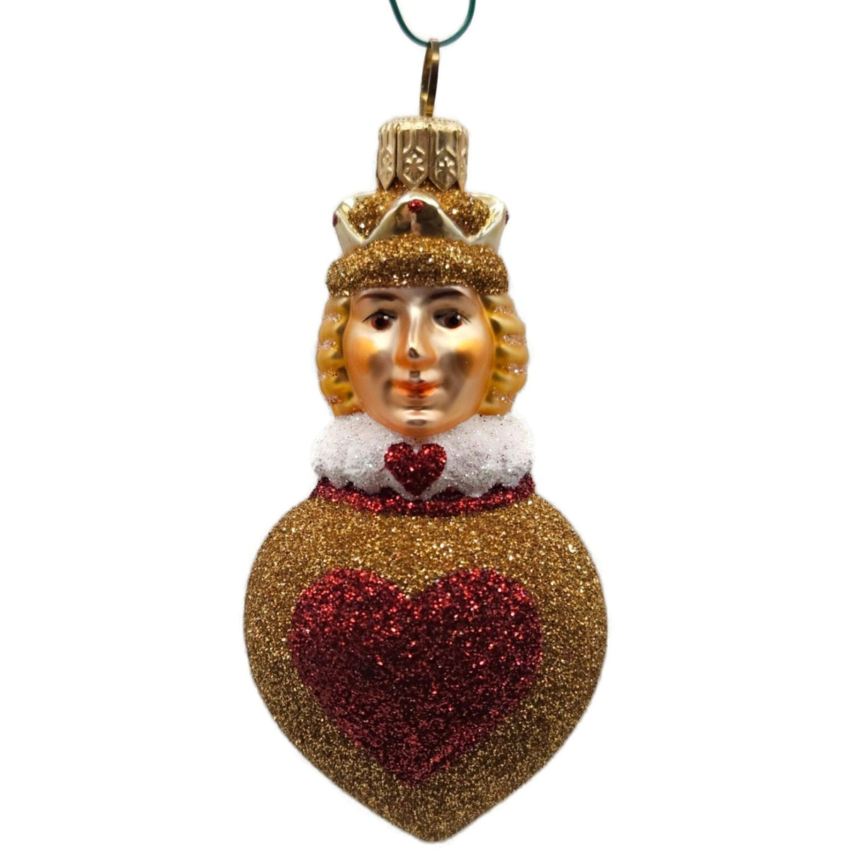 Patricia Breen Miniature Queen of Hearts Red Valentines Christmas Ornament 23350