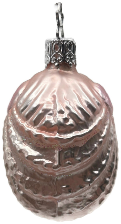 Inge-Glas OWC 3623 Pink Sea Shell German Glass Christmas Ornament Star Crown2