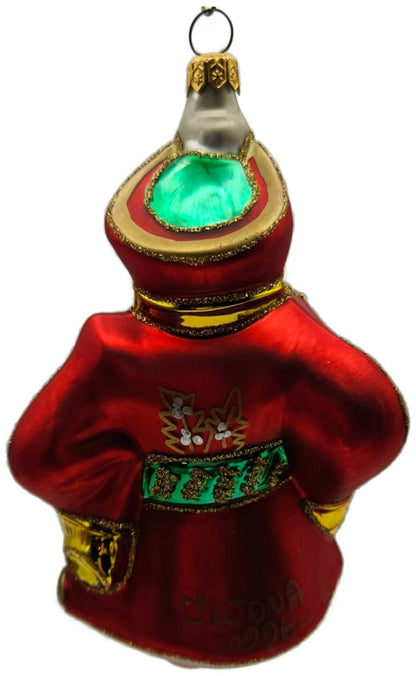 Kurt Adler Komozja Polonaise Polish Nobleman 1996 Glass Christmas Tree Ornament5