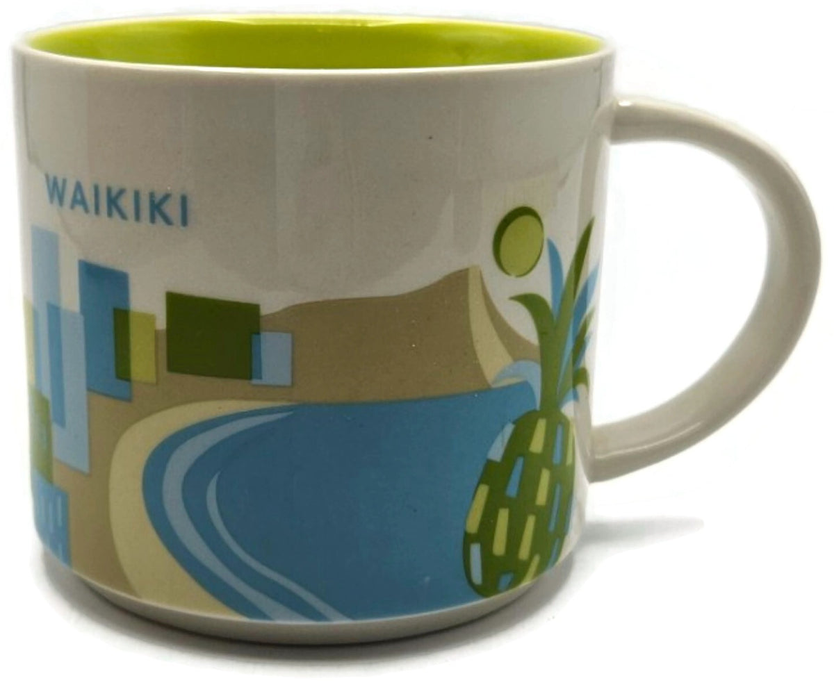 Starbucks 2015 You Are Here Collection Waikiki Ceramic Coffee Tea Mug 14 fl oz1