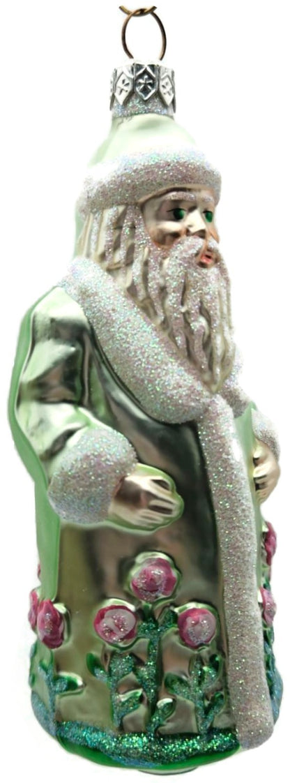 Patricia Breen Santa of the Windsor Pink Rose Spring Christmas Ornament 9700WA7