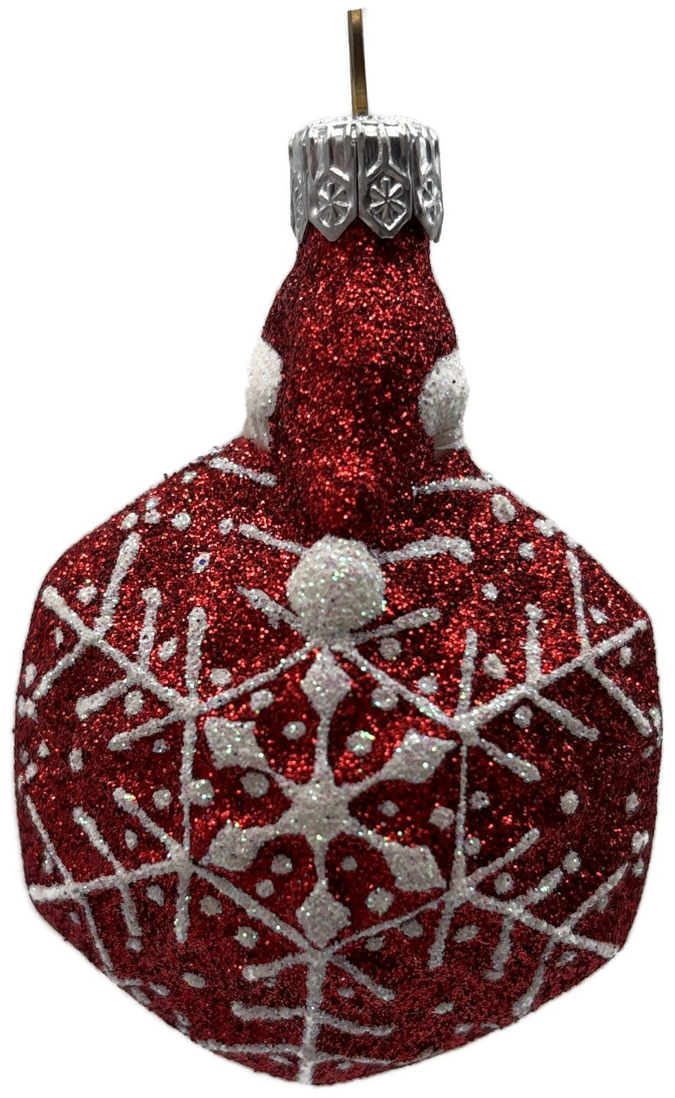 Patricia Breen Snowflake Noel Red White Santa Claus Christmas Tree Ornament 22575