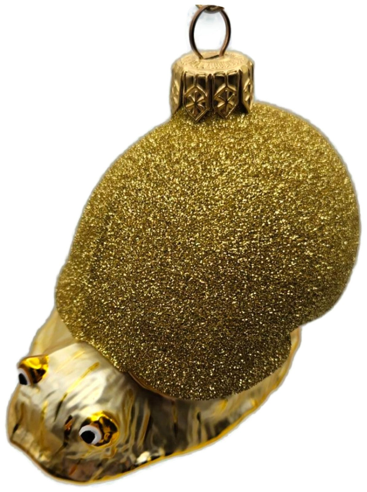 Patricia Breen Escargot Gold Glitter Snail Nautical Christmas Ornament 97123