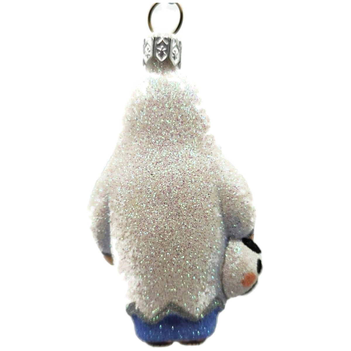 Patricia Breen Trickster Ghost White Halloween Bat Glass Christmas Ornament 26506