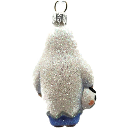 Patricia Breen Trickster Ghost White Halloween Bat Glass Christmas Ornament 26506