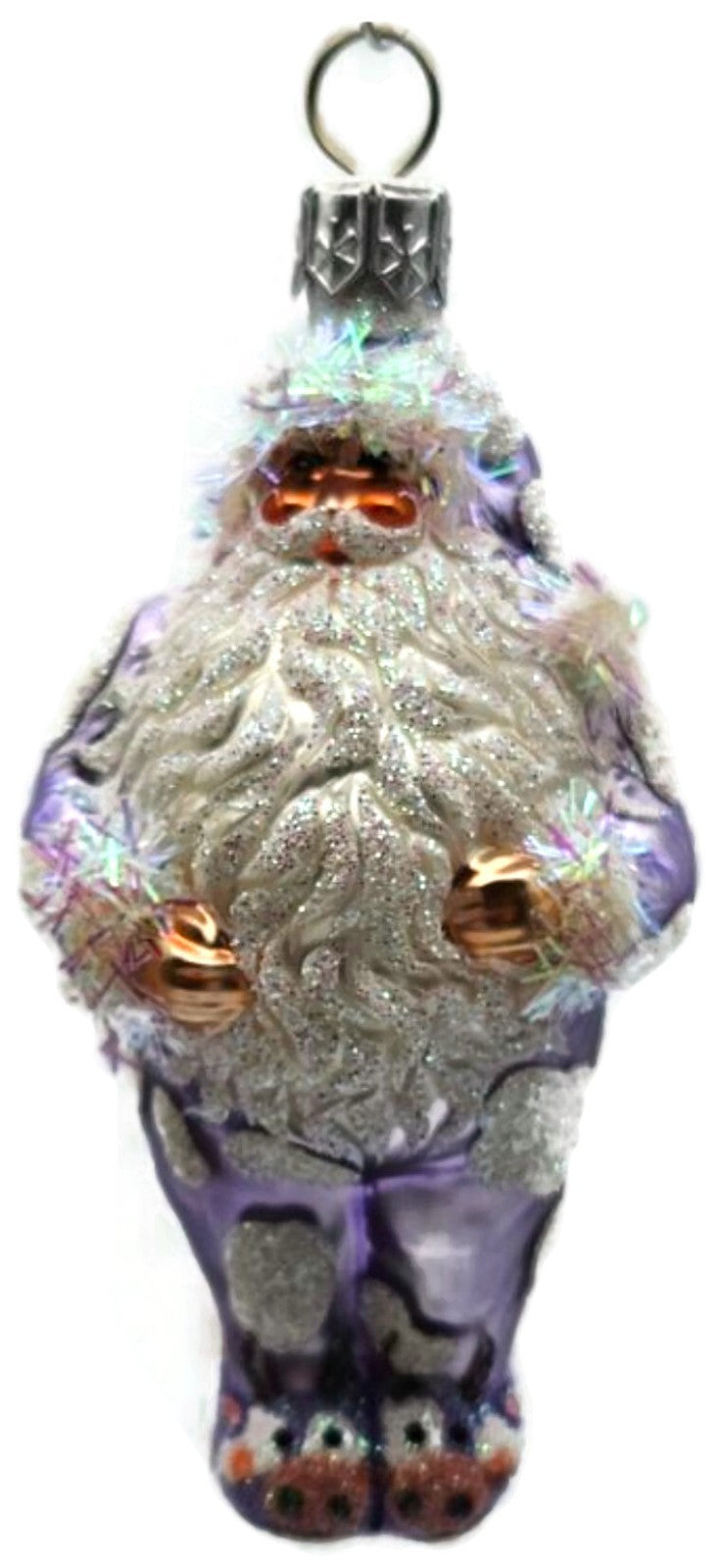 Patricia Breen Good Night Henry Cow Purple Santa Christmas Ornament 2615GIFT6