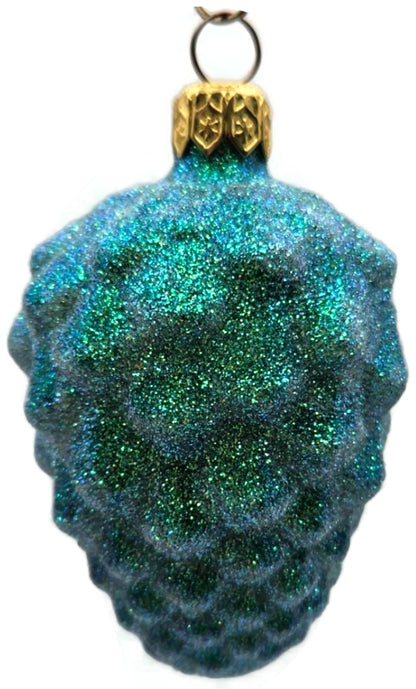 Patricia Breen Walk in the Woods Pine Cone Fall Green Christmas Ornament 96515