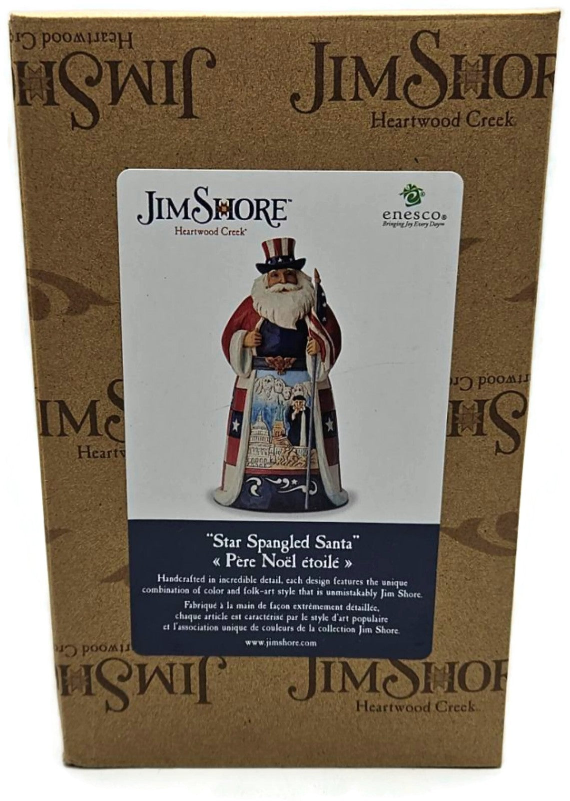 Jim Shore Star Spangled Santa Heartwood Creek Enesco Patriotic Holiday Figurine9