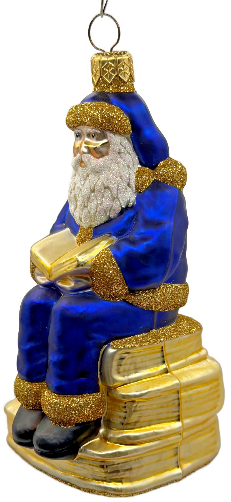 Patricia Breen Santa Reads Romeo Juliet Shakespeare Christmas Tree Ornament 99311